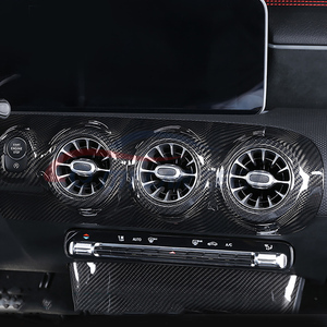 Per <span class=keywords><strong>Mercedes</strong></span> <span class=keywords><strong>Benz</strong></span> CLA/A classe CLA200/260/180 AMG 2020 W118 pannello di uscita dell'aria in fibra di carbonio A secco adesivo decorazione per interni - Product Image 2