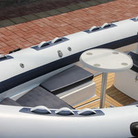 Bateau pneumatique à coque rigide Zhenbo RIB-680C Orca Hypalon, yacht de sport de luxe avec moteur hors-bord, capacité de 12 personnes