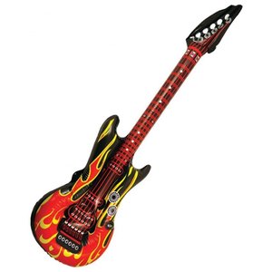 Guitarra inflable Vita Cola de PVC, instrumento musical para diversión en fiestas en la piscina - Product Image 5