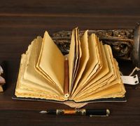Carnet de notes en cuir fait main imprimé chat, carnet de croquis imprimé personnalisé, journal en cuir vintage pour hommes et femmes