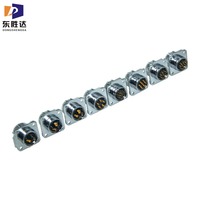 Connecteur d'alimentation aviation circulaire mâle M16 2-6 broches, prise GX16 IP67 pour boîtier de jonction