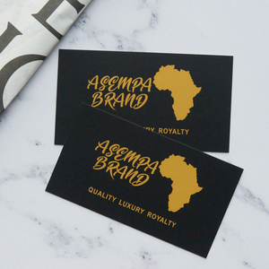 Custom Printed logo Luxury Paper Business Name <strong>Card</strong> Thank You Greeting <strong>Card</strong> for Small Business - Product Image 2