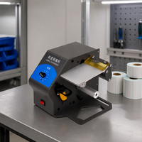 D208 Distributeur d'étiquettes électrique entièrement automatique 240V, machine à décoller le papier, emballage de cartons de boissons, facile à utiliser, garantie 1 an