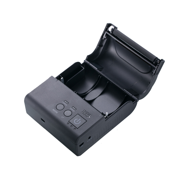 ER-80A Mini Portable Bluetooth 80mm Thermal Printer Black & White A4 Portable POS Receipt Printer 72mm Interface by Brothers