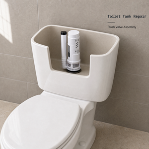 Válvulas de descarga universales para inodoros: Mecanismos de válvula de descarga de alta calidad con control manual de plástico para ahorro de agua - Product Image 4
