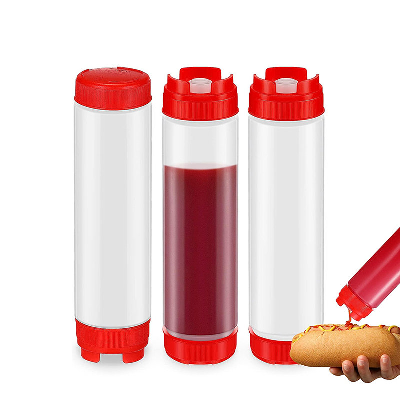 Пищевая бутылка для выдавливания Fifo, многоразовые кухонные принадлежности, бутылка для выдавливания, бутылка Fifo, 16 унций