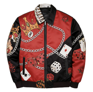 Vestes pour hommes OEM, design original, broderies, rivets en strass, veste bomber en cuir <span class=keywords><strong>de</strong></span> <span class=keywords><strong>porc</strong></span>, entièrement personnalisable, fabricant - Product Image 4