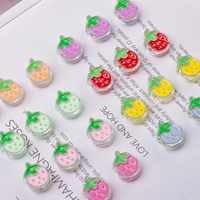 Perles acryliques mignonnes de couleur de bonbon mélangée perles en vrac pour l'artisanat de bijoux faisant le bracelet de collier de charme de bricolage