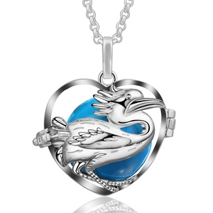 Jaula de pájaro de plata Timbre el <span class=keywords><strong>embarazo</strong></span> Bola campanas armonía Bola collar Ángel Bebé ángulo llamada de Nuevo México Bolas K221N - Product Image 6