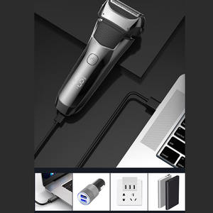 Afeitadora <span class=keywords><strong>de</strong></span> barba eléctrica recíproca profesional para hombres más vendida, máquina <span class=keywords><strong>de</strong></span> <span class=keywords><strong>afeitar</strong></span> impermeable para uso corporal - Product Image 6