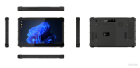 Tablette entièrement robuste Fushzk, Intel Core I7, Win10, 16 Go + 256 Go, RJ45, PC industriel étanche pour la recherche, l'éducation, l'exploitation minière