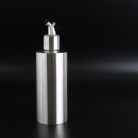 Distributeur d'huile d'olive en acier inoxydable en gros, verseur étanche bouteille de distribution d'huile sauce soja vinaigre et vin de cuisine