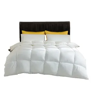 Wholesale fast delivery high quality hotel baby down velvet filled thick winter comforter