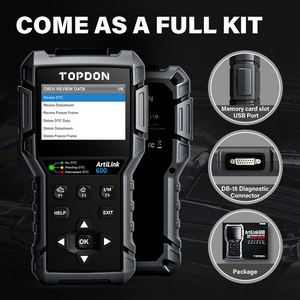 TOPDON Artilnk600 ömür boyu ücretsiz güncelleme gaz dizel 'Diagnost' Obd2 tarayıcı kod okuyucu araç teşhis aracı tarayıcı - Product Image 6