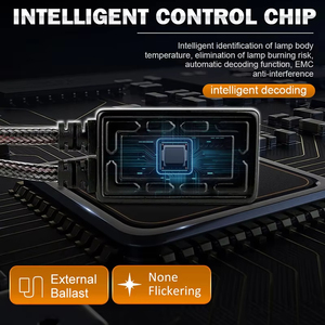 <span class=keywords><strong>Nuevo</strong></span> faro Led de 100W de alta potencia modificado de haz Alto y Bajo H7 H4 H11 para coche 360 - Product Image 5