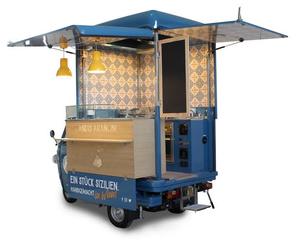 Chariot d'aliments, remorque pour aliments, glaces, chariot de boissons et café, livraison gratuite, OEM - Product Image 2