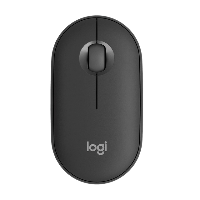Logitech Pebble M350S Mini Wireless Mouse with LED Backlit 1000 DPI for or 2.4 GHz Receiver-Silent Design