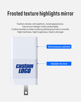 Mini Cargador de Pared Plegable con Enchufe Estadounidense, 3 Puertos, 2C1A, USB-C, USB-A, PD, QC3.0, PPS, Gan, Carga Rápida de 100w para iPhone, Samsung, Macbook, Teléfono, Portátil