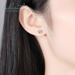 ต่างหูเม็ดเดี่ยวรูปหัวใจโมอิสสำหรั<span class=keywords><strong>บ</strong></span>งานแต่งงานทำจากเพชรเจียระไนแ<span class=keywords><strong>บ</strong></span><span class=keywords><strong>บ</strong></span><span class=keywords><strong>2</strong></span>กะรัตแ<span class=keywords><strong>บ</strong></span><span class=keywords><strong>บ</strong></span>ดั้งเดิม925เงินแท้ - Product Image 4