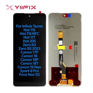 Écran tactile LCD pour Infinix Tecno Hot 11S 11T 20s <span class=keywords><strong>Zero</strong></span> 5G 5G 2023 Camon 17P 18 18P 18T 19 Neo Spark 8 Pro Pova Neo 5G - Product Image 1