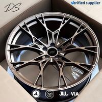 Jantes forgées bronze mat 17-24 pouces, 5 ou 6 trous, en alliage pour Porsche, BMW, Audi, Mercedes, Tesla, Toyota, Honda, Ford, SUV, EV
