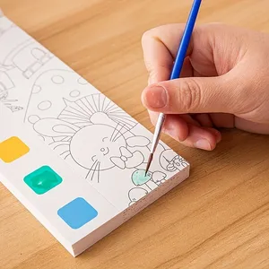 Livre de coloriage à l'aquarelle pour enfants Jumon, ensemble de jouets à dessiner pour les enfants de 7 à 12 ans, 20 feuilles de papier à grain fin T-42 - Product Image 4