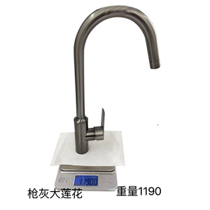 Single Handle Kitchen Faucet 304 Stainless Steel Pull Out <b>Spray</b> Deck <b>Mounted</b> Contemporary Style Hot And Cold Water - Product Image 4