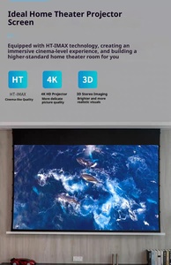 Pantalla de Proyección de Techo Oculta de 110 Pulgadas 16:9 con Mecanismo Eléctrico Silencioso para una Experiencia Cinematográfica Inmersiva en Casa - Product Image 3