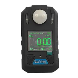 Trung Quốc nkyf CE ATEX xách tay duy nhất Gas Detector CH4 O2 H2S co CL2 H2 CO2 nox Gas báo động Detector