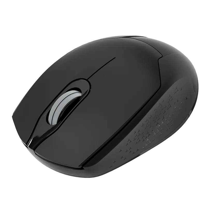 Mouse aigo 2.4ghz sem fio, mouse com 3 níveis ajustável, teclado de jogo dpi, tamanho grande, ergonômico, 6 teclas, 2.4gh, sem fio