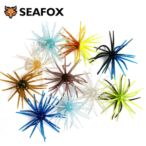 Esche artificiali in silicone morbido stampato da 9,5 g a forma di verme per la pesca di ricci di mare, fatte a mano, per la pesca in fiume, lago, torrente e al persico. - Product Image 1