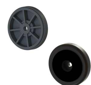 Yüksek kalite özelleştirilmiş dayanıklı plastik bagaj tekerlekleri enjeksiyon kalıplama özel boyut doğrudan fabrika kaynağından - Product Image 3