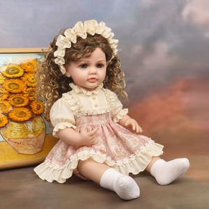 Muñeca Reborn de Vinilo de Alta Calidad de 22 Pulgadas, Muñeca Bebé Realista y Hermosa, Juguete de Compañía para Niños, Regalo Encantador para Niñas - Product Image 6