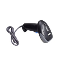 Lecteur de codes-barres filaire portable USB, scanner de codes QR 1D 2D portable, capteur CMOS, 25 pouces/s en stock, garantie 1 an