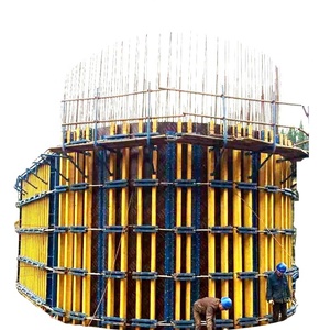 LIANGGONG <span class=keywords><strong>Coffrage</strong></span> de colonne H20 moderne en <span class=keywords><strong>contreplaqué</strong></span> de bouleau courbé jaune, longue durée de vie, pour piscine, réservoir, quai - Product Image 1