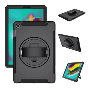 Sangle à main antichoc robuste couverture arrière pour Samsung Galaxy <span class=keywords><strong>Tab</strong></span> <span class=keywords><strong>S5e</strong></span> étui T720 T725C 10.5" - Product Image 1