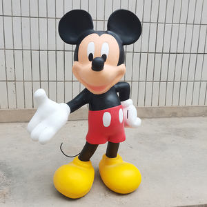 Escultura de <span class=keywords><strong>Mickey</strong></span> personalizada, estatuas de <span class=keywords><strong>Mickey</strong></span> de resina de fibra de vidrio de tamaño real, escultura de <span class=keywords><strong>Mickey</strong></span>, decoración del hogar - Product Image 5