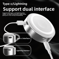2-in-1 Magnetische 20W Schnellladung 10000mAh Ultra Dünne Mini Tragbare Outdoor Kabellose Powerbank