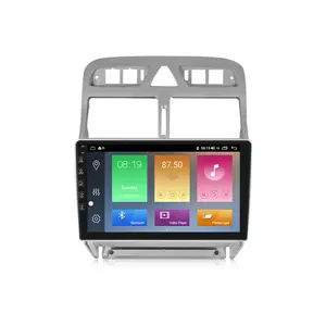 MEKEDE-M 9 pouces Android10 Quad Core Voiture DVD Lecteur Multimédia pour Peugeot 307 2004-2013 Radio RDS Vidéo Stéréo CFC GPS WIFI IPS