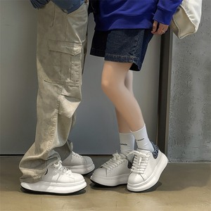 Zapatillas Blancas con Plataforma de 6 cm para Primavera 2025, Perfectas para Hombres y Mujeres, Cómodas, Casuales, para Parejas, con Suela Gruesa - Product Image 4