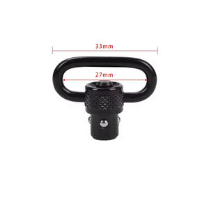 Hebilla Giratoria Táctica de Hierro Moleteado de 1 Pulgada para Correa de Hombro, con Características de Seguridad, Color Negro, Ajuste Universal para Caza y Actividades al Aire Libre - Product Image 5