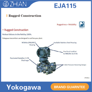 เซ็นเซอร์วัดการไหล Yokogawa รุ่น EJA115 BRAIN HART วัสดุ SUS304/SUS316/Hastelloy C-276 ใหม่เอี่ยม รับประกัน 18 เดือน - Product Image 4
