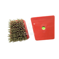 Brosse de polissage abrasive diamantée Frankfurt en carbure de silicium, très vendue, pour le polissage à l'eau des surfaces en pierre et la finition du cuir