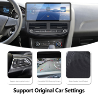 Autoradio Android Meihua 12,3 pouces avec GPS multimédia 4G LTE, caméra 360°, Car-play, lecteur DVD pour Ford Focus 2012-2018