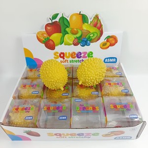 Durian Building Blocks Clay Squeeze Ball Toy Handmade Simulated Fruit Crunchy Sound <b>Slow</b> <b>Rise</b> Stress Relief Mini Fidget Toy - Product Image 6