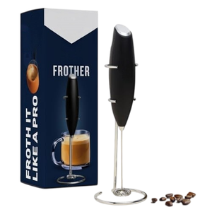Mousseur à lait électrique portable pour matcha, café et lait, fonctionnant sur piles, pour fouetter le matcha - Product Image 1