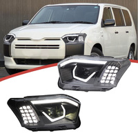 HOSI Autopartes para Toyota Probox, Faros Delanteros 2012 2014+, Conjunto de Faros Delanteros LED Probox, Luz de Señalización, Luz de Giro, DRL