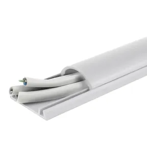 Flame Retardant Security Protection cable management solutions white wirer cover cable duct pvc 30mmx12mm