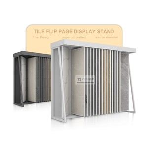 Nhiệm vụ nặng nề ROTARY showroom hiển thị đứng cho Granite gạch đá cẩm thạch trượt slab triển lãm giá gốm gạch hiển thị giá - Product Image 1