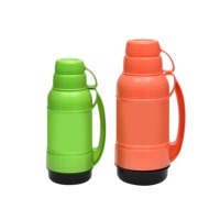Fabricante de Botellas de Agua de Doble Pared de 1.8L, Termos de Plástico para Té, Termos de Plástico Aislados al Vacío